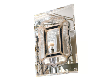 EMOZIONI - Rectangular wall-mounted glass mirror by Martini Interiors - view 2
